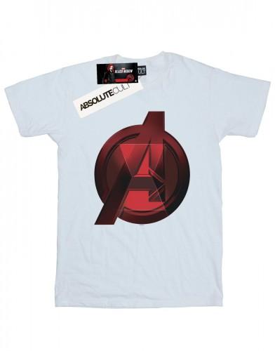 Marvel Mens Black Widow Movie Avengers Logo T-Shirt