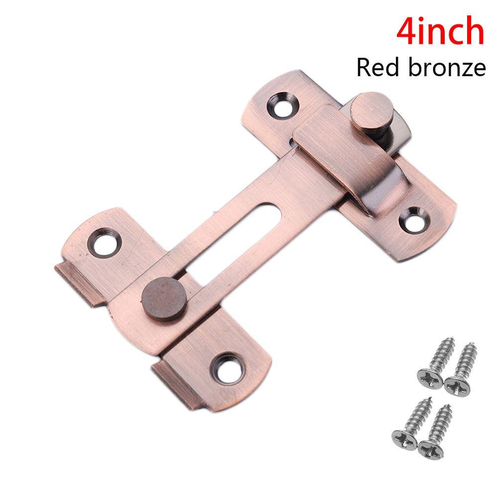 Clasp Security Silent Gate Buckle Stainless Steel Cabinet Catches Window Catch Lock Hasp Door Bolt