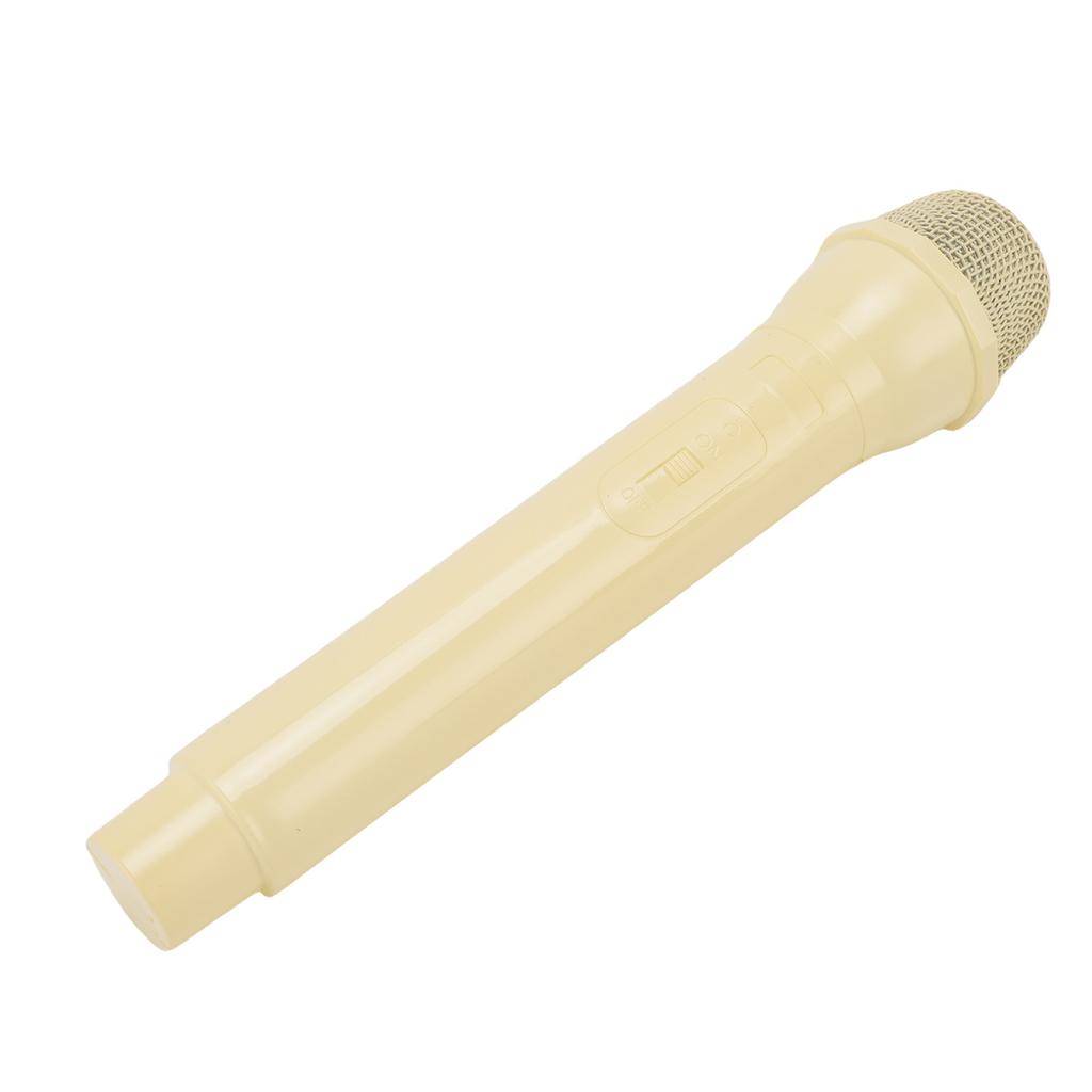 Simulated Microphone ABS Lightweight Rlistic Handheld Mic Prop for Speech Practice Cosplay Photography