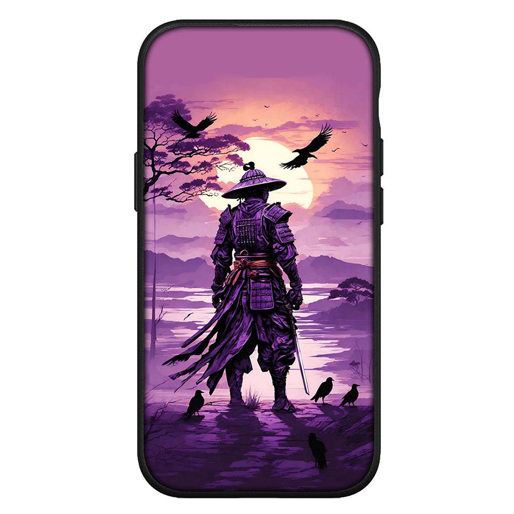 Чехол для iPhone 15 14 Xiaomi Redmi Note 13 12 11 Pro Max X 8 7 9 XR Samsung Galaxy S24 S23 OPPO A15 Huawei Japan Samurai Skeleton Ninja Bushido Case