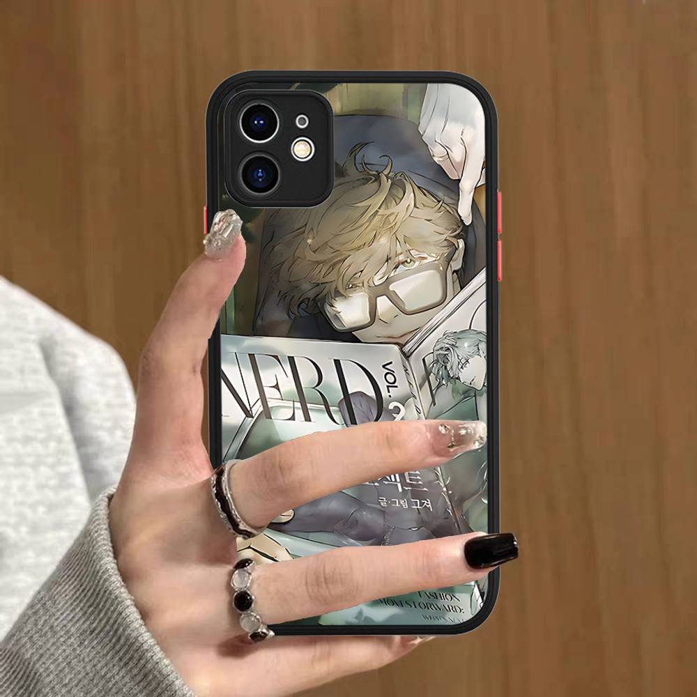 Чехол для телефона из силикона с матовым покрытием 'Nerd Project Bl Anime' для iPhone 13 14 15 16 Pro Max 11 12 X Xs Max Мягкая накладка