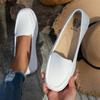 Летние белые туфли для медсестер на танкетке, женские модные повседневные удобные нескользящие спортивные туфли на плоской подошве с мягкой подошвой, женские туфли