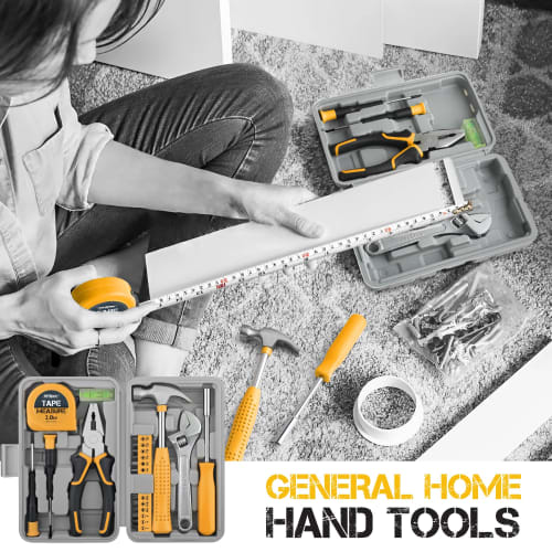 Hi-Spec 20-Piece Household Tool Set, Essential Hand Tools for Home and Office Use, Perfect for Everyday Repairs and Maintenance, Compact DIY Tools wit