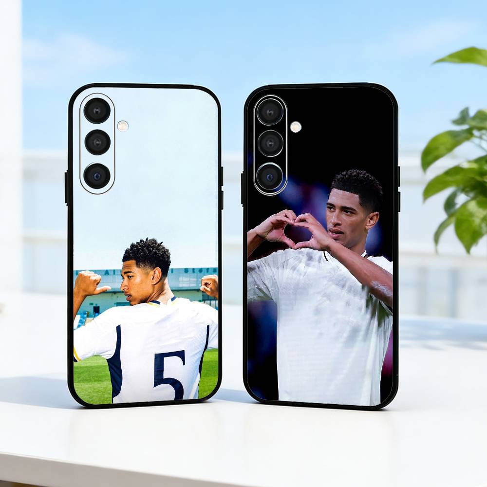 Чехол для телефона J-Jude Football B-Bellinghams для Samsung A73,72,71,53,52,51,22,91,80, Мягкий черный чехол