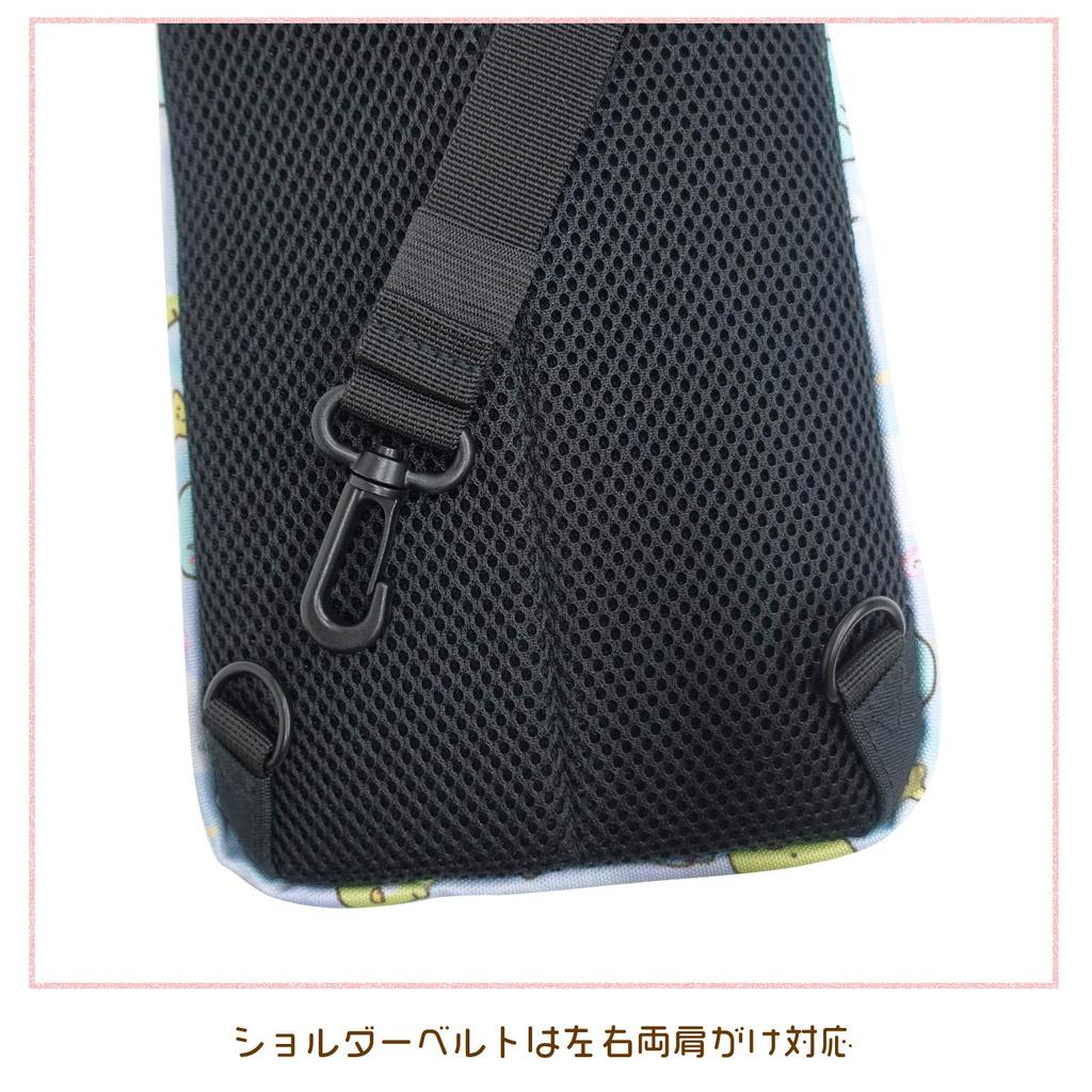 Сумка-слинг для Sumikko Подходит для левой и правой руки Фиолетовый [Главная роль] Дети, Подростки, Гураши, Дружелюбный, Вертикальный, Плечи,