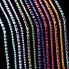Colors Magic Volcano 5yd 10yd/roll Rhinestones Trim Cup Chain Strass Decorative Applique Crystal Trimmings For Needlework