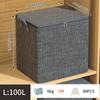 Big Quilt Clothes Storage Bag Closet Wardrobe Organizer Quilt Clothing Storage Bag Large Capacity Blanket Organizer With Lid