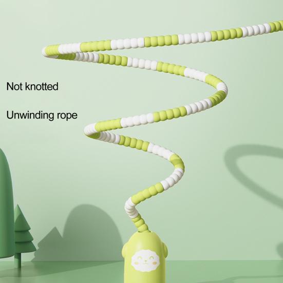 Skipping Rope with Ergonomic Handle Length Adjustable Tangle-free Skipping Rope Jump Rope Fitness