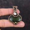 Vasonite Pendant Copper Wire Wrapped Gemstone Pendant Handmade Rainbow Moonstone Pendant Dainty Copper Jewelry Gift For Her Vasonite Jewelry