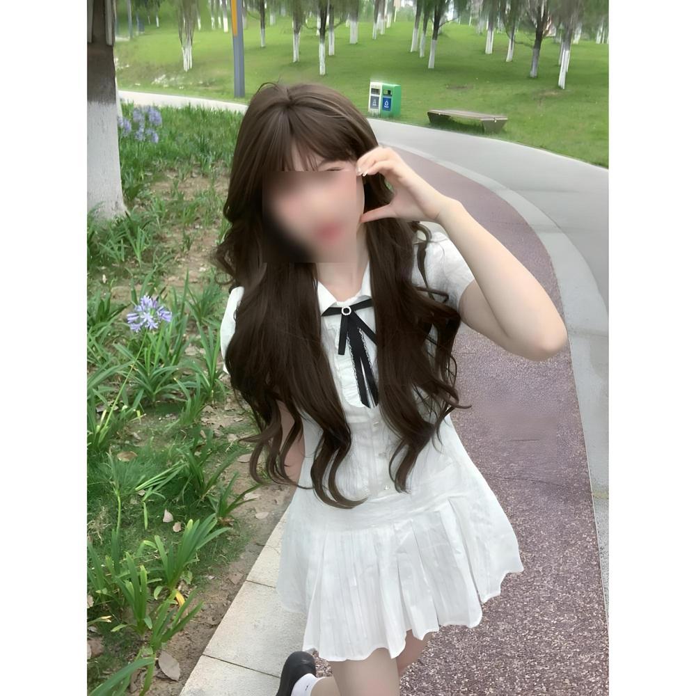 Платье в стиле преппи для девочки, летнее, милое и сексуальное, платье принцессы для миниатюрной фигуры, с плиссированной юбкой по линии талии