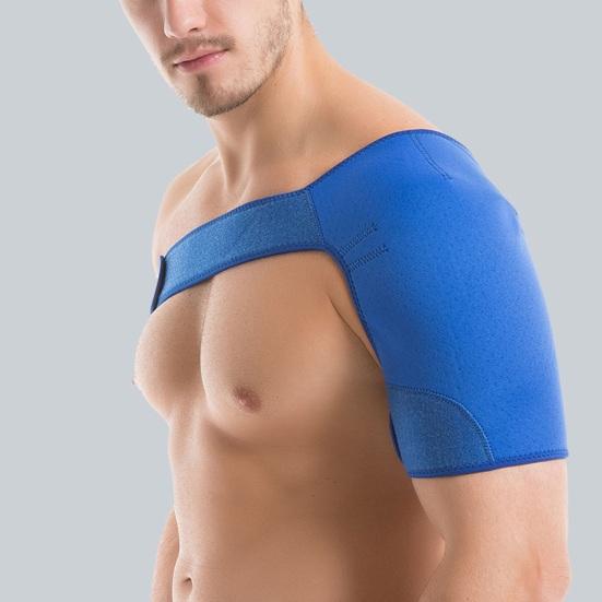 Плечевой бандаж с регулируемой застежкой-лентой Высокоэластичный дышащий облегчение боли Компрессионный поддерживающий рукав для плеч Защитное снаряжение