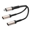 Кабель-переходник USB Type-C (мама) на Type-C (папа) 2 в 1, USB C шнур питания для солнечных систем мониторинга, Кабель питания