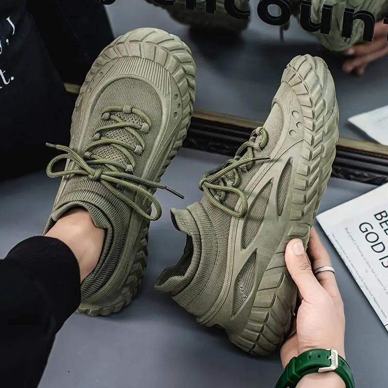 Fashion Outdoor Male Sports Shoes Thick Platform All Brands Trend 2025 Cheap Liquidation Low Price Summer Sale On Men's Casual Sneakers