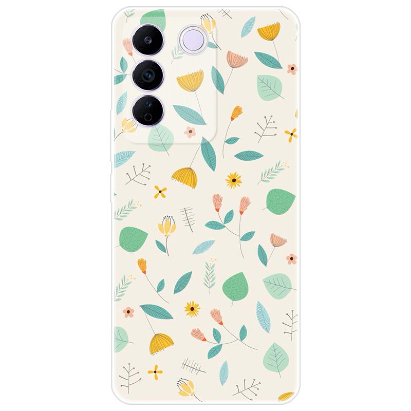 For Vivo V27e V 27e Case Soft Silicone Back Cover Cartoon Phone Case Diversification
