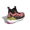 Adidas Terrex Free Hiker 2 GORE-TEX Wonder Red Black Женские кроссовки Core-Black Pulse-Lilac GZ3311