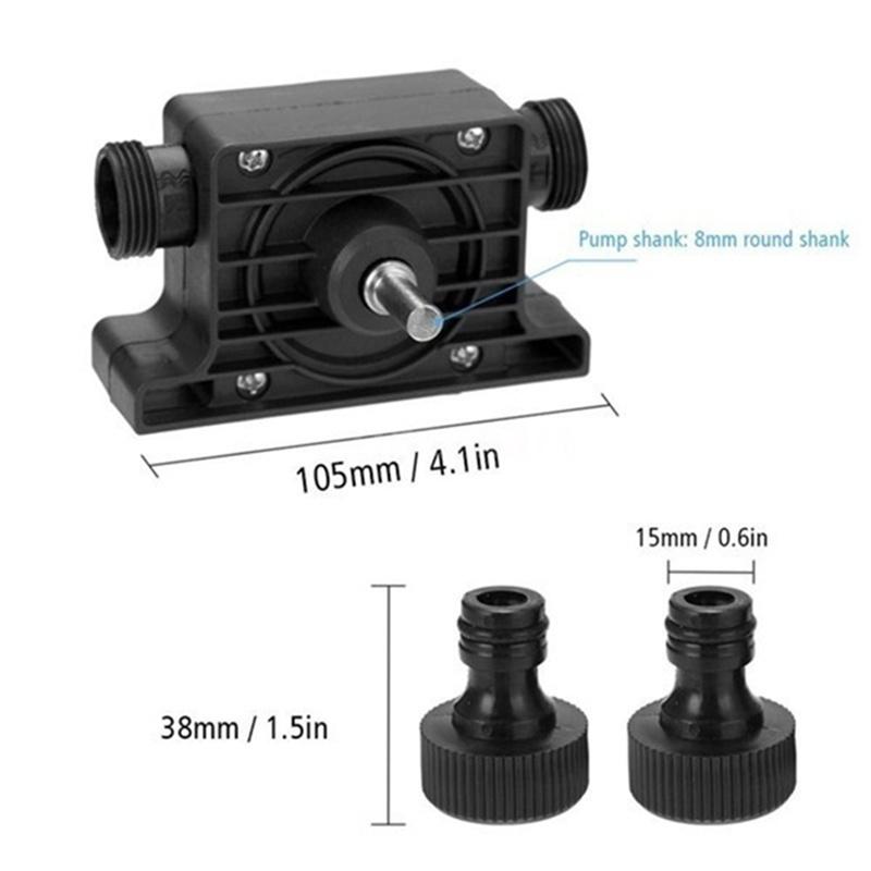 Ручной электрический сверлильный насос Delysia King, Миниатюрный самовсасывающий насос, Маленький бытовой водяной насос, Насос с приводом от ручной дрели, Дизельный насос