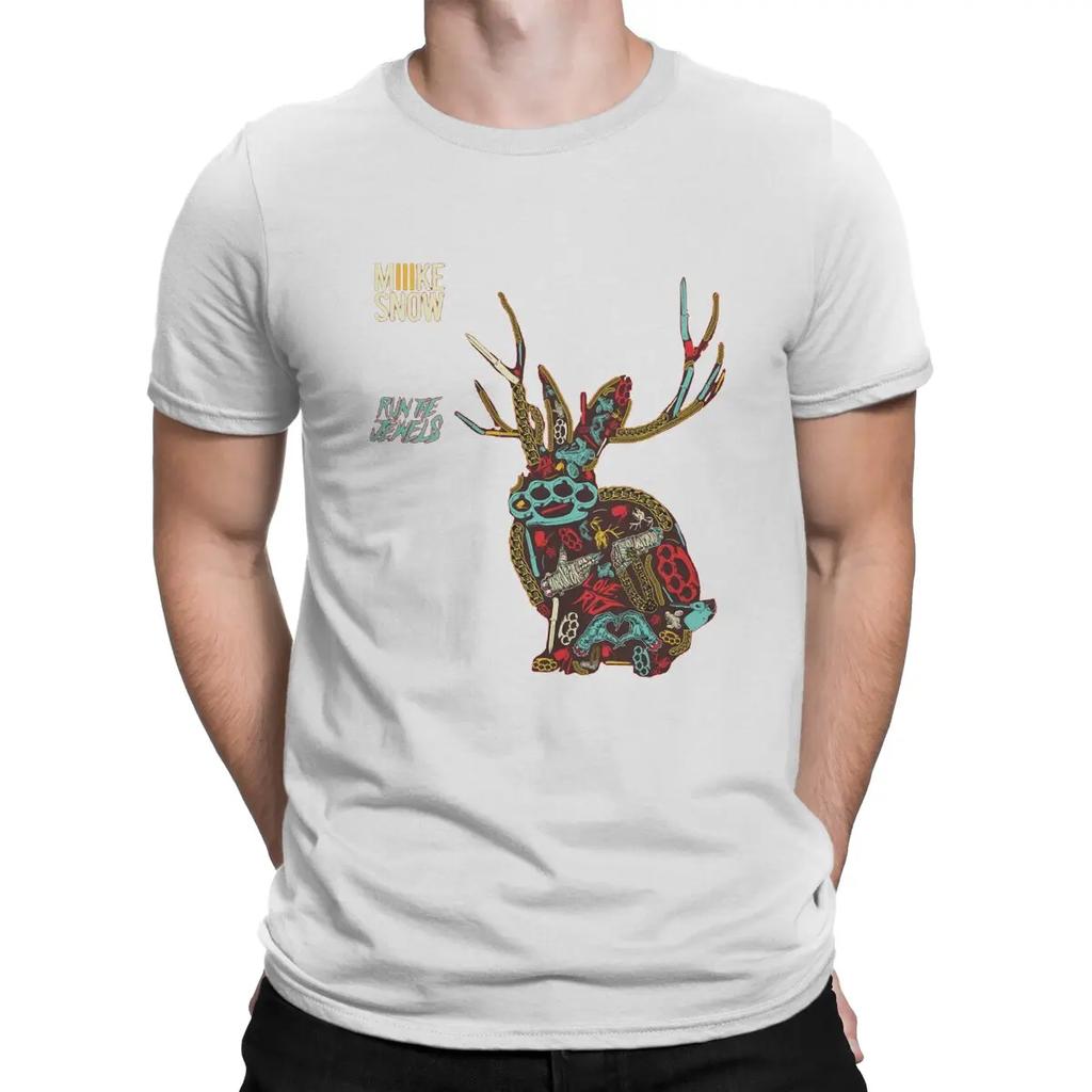 Heart Is Full Music T-Shirts Run The Jewels Band Humorous Pure Cotton Tees Round Collar Short Sleeve T Shirts Adult Clothes Unisex