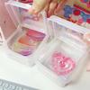 Small Card Film Storage Box Transparent Photocard Collection Case Flip Lip Card Holder Box  DIY