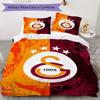 Galatasaray Pattern Bedding uilt Set uilt Cover Pillowcase Home Decoration Birthday Gift (1 * duvet cover + 2 * pillowcase  without core)56