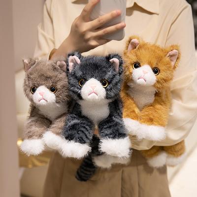 Милая кукла-котенок, плюшевая игрушка, кукла-кошка, детская успокаивающая кукла, подарок на день рождения