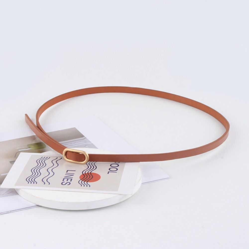 Роскошный дизайнерский кожаный ремень эллиптический тонкий поясной ремень для женщин брючные ремни для платьев