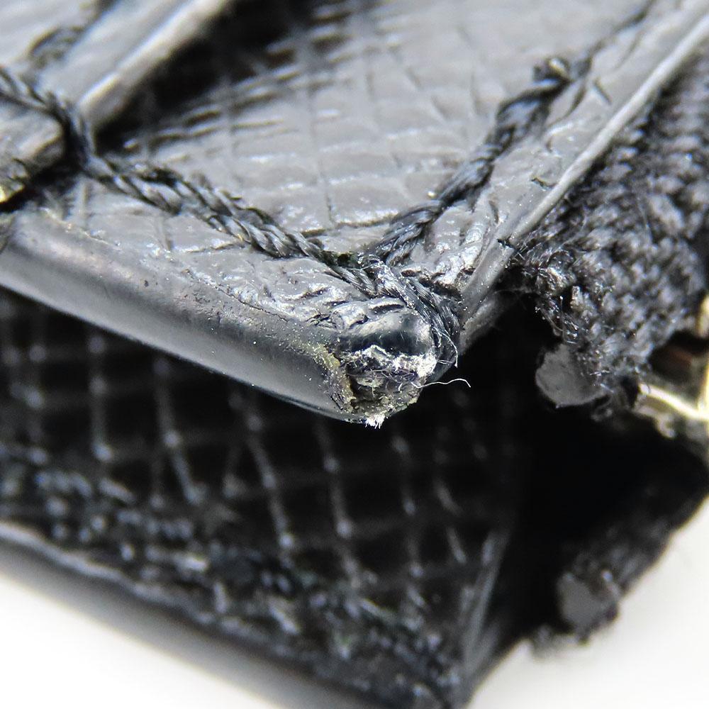 Used LOUIS VUITTON Coin case Coin card holder M30271 Taiga/Monogram Eclipse Aldoise black Card Case