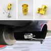 Universal Car Turbo Exhaust Pipe Sound Muffler Vale Blow-off Simulator Whistle