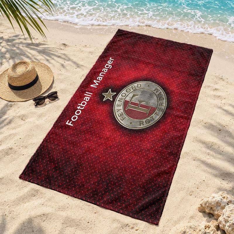 Feyenoord Rotterdam Microfiber Beach Towel Quick Dry Sand Free Lightweight Beach Towels for Travel Swimming Camping