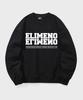 ELIMENO El Seoul Club Оверсайз Худи Черный (белый)