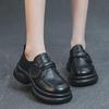 2023 Autumn Women's Retro Soft Cowhide Shoes - Lightweight Rubber Foam Sole