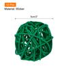 12 Pcs Wicker Rattan Balls Decorative Balls for Vase Fillers ,Wedding ,Garden ,Hallway Party ,Grass Green
