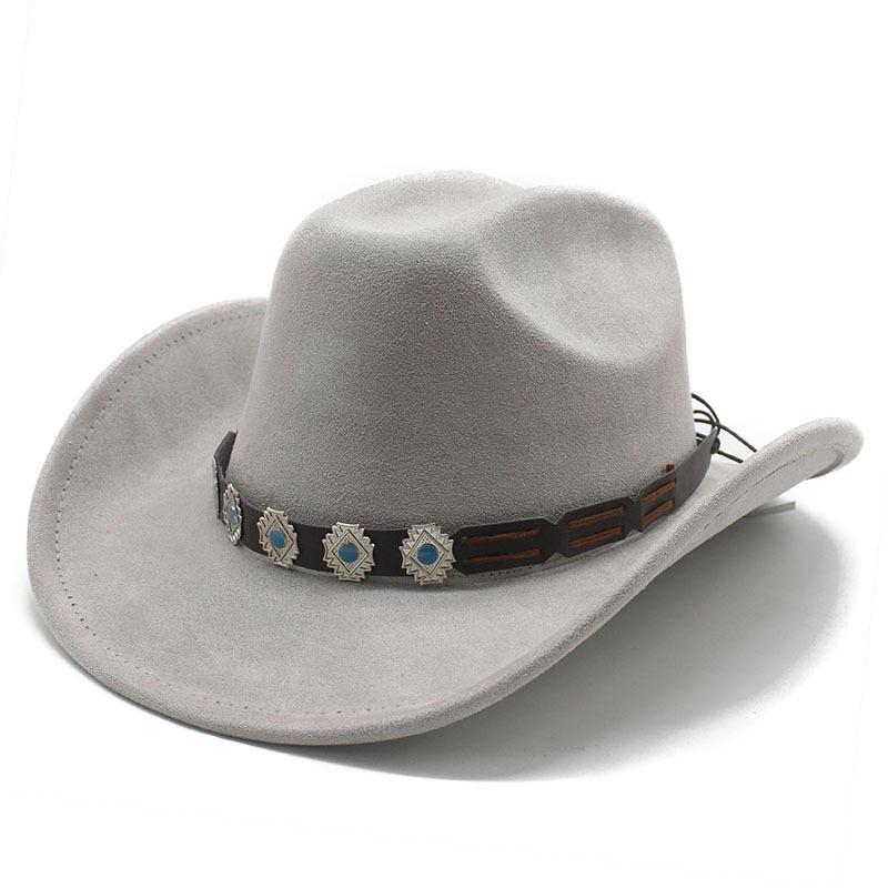 Fashion Casual High Top Big Eaves Suede Jazz Hat Outdoor Shopping Styling Felt Top Hat