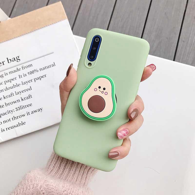 3D милый чехол для телефона с подставкой для iPhone Samsung Galaxy Huawei Xiaomi Redmi подставка-держатель мягкая обложка