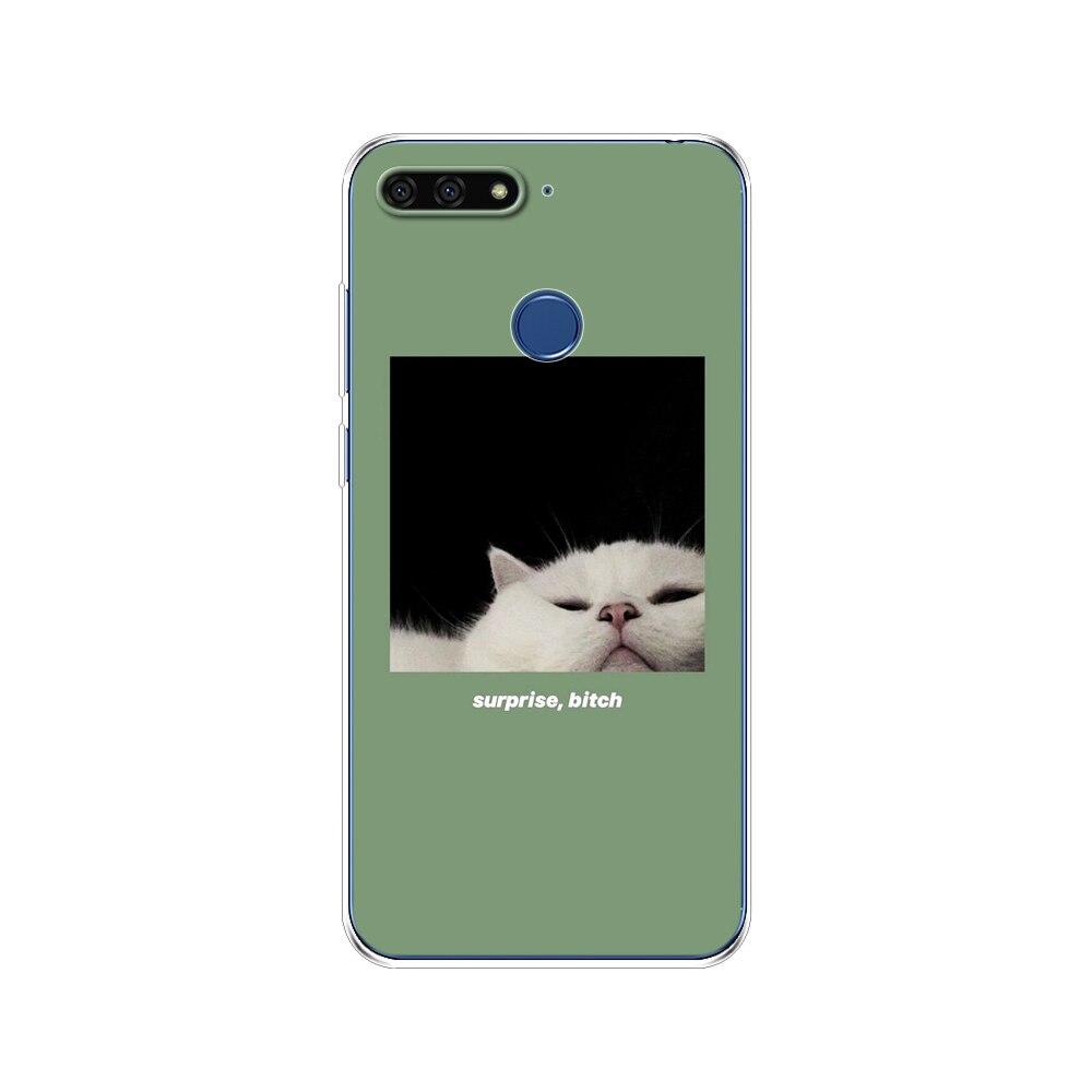 Для Huawei Honor 7C 5,7 дюймов чехол мягкий силиконовый чехол из ТПУ милый защитный чехол для телефона для Huawei Honor 7c Aum-L41 сумки