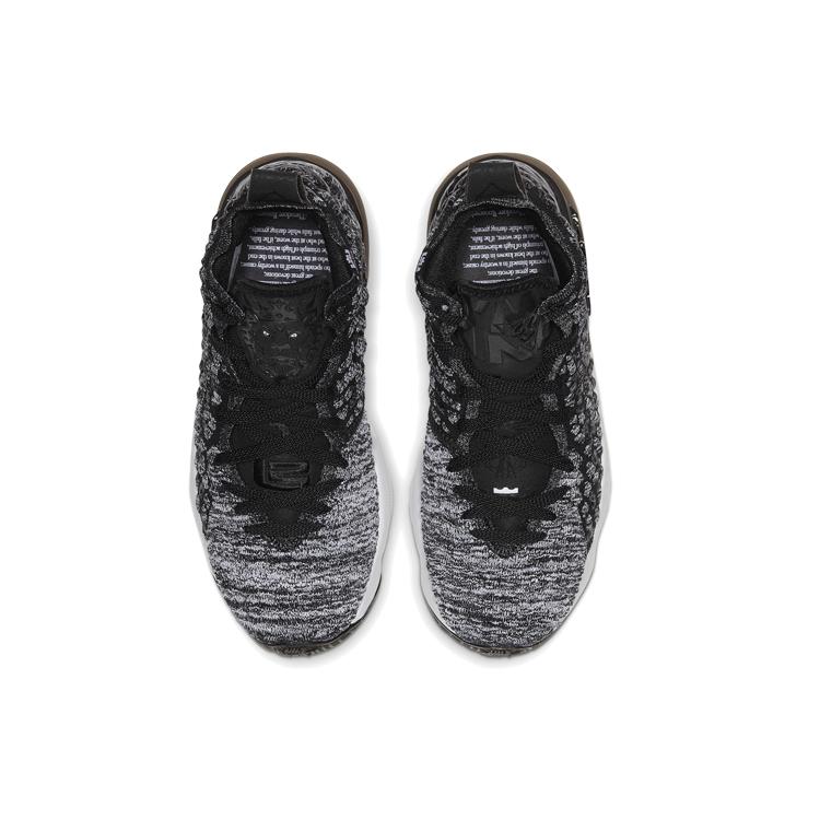 Nike LeBron 17 Черно-белый GS BQ5594-002