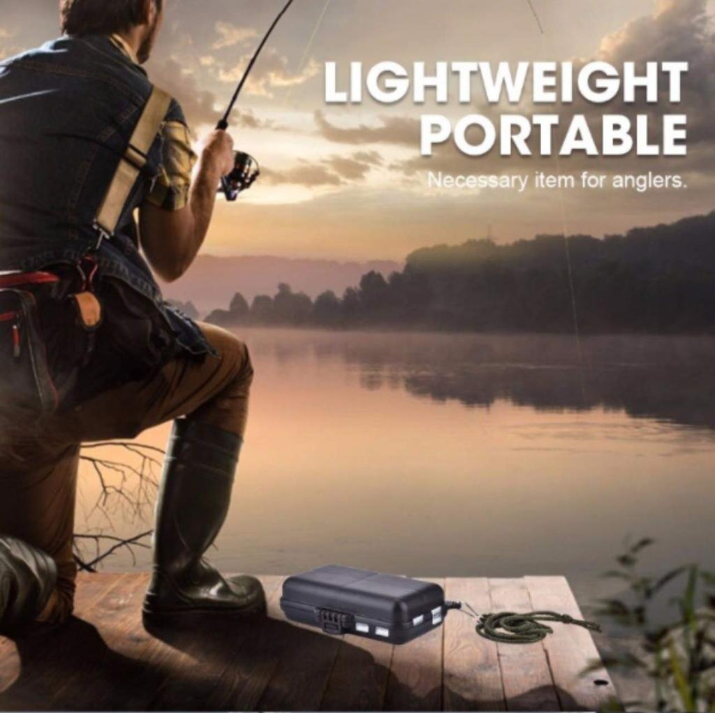 Heizi Lure Case, Tackle Box, Fishing Gear Case, Compact and Portable Accessory Case