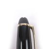 Great MONTBLANC fountain pen Meisterstück Classic black 14K mens Used