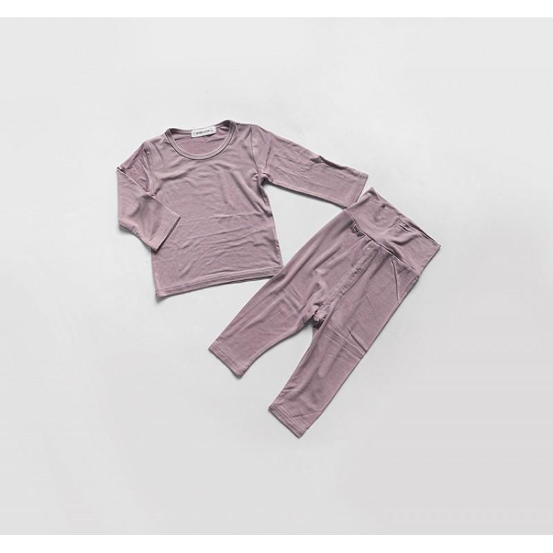 Baby Cotton Underwear Set Kids Long Sleeve Pajamas Boys Girls Winter