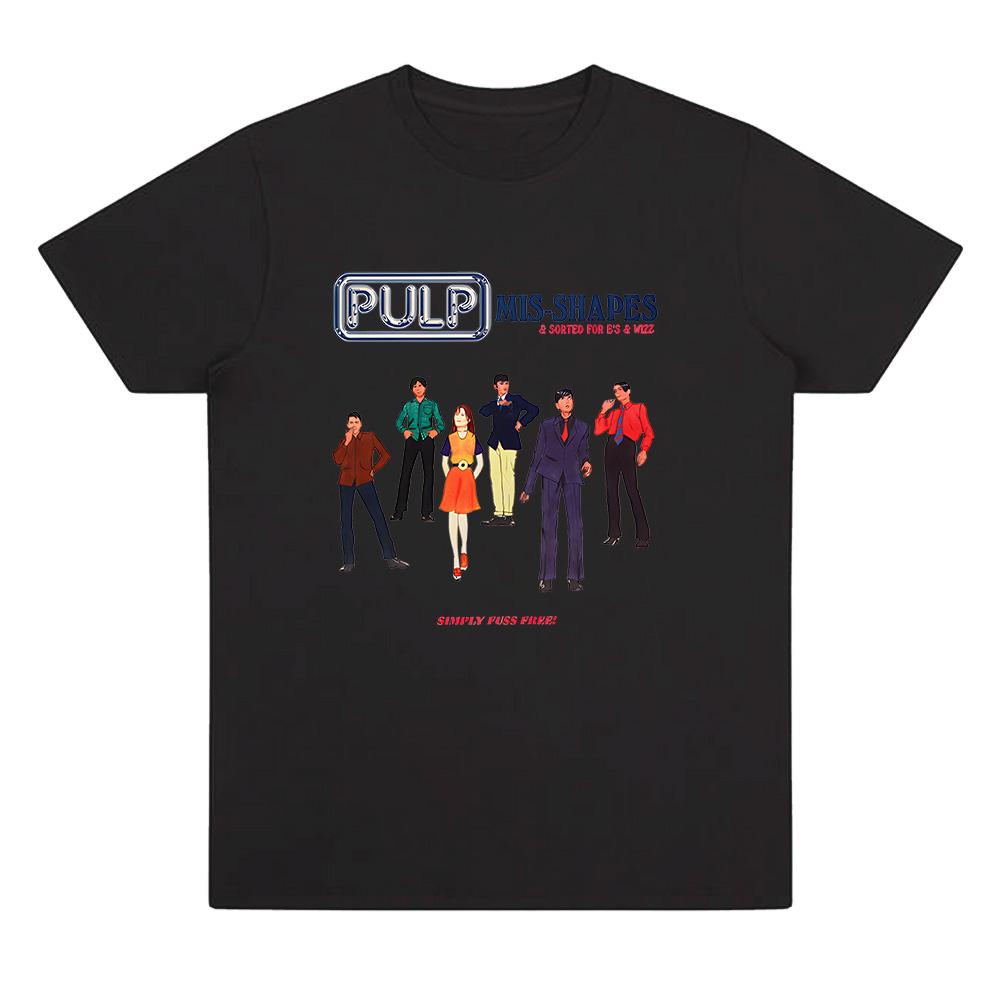 Alternative Rock Band Pulp Live 2026 Global Tour Mercah Tshirt Unisex Women Summer Streetwear Fashion New Tee Cotton Oversized Top