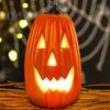 Halloween Pumpkin Lantern Battery Operated Plastic Pumpkin Statue Light Up Pumpkin Lamp Halloween Home Table Decor