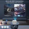 Salange P90 Android-проектор с вращением на 360 градусов, поддержкой 1080P, 4K 350, ANSI Wifi6 BT5.0, портативный домашний кинотеатр, мини-видеопроектор