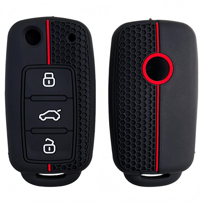 Чехол-брелок для автомобиля, корпус для Volkswagen VW Passat Tiguan Beetle Caddy T5 Up Eos Polo Golf Skoda Octavia Seat Leon Altea