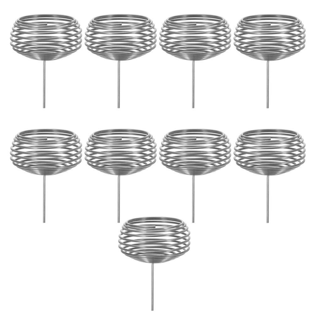 10 шт. Садовые корзины для удобрения из нержавеющей стали, корзины для удобрения растений для цветущих растений