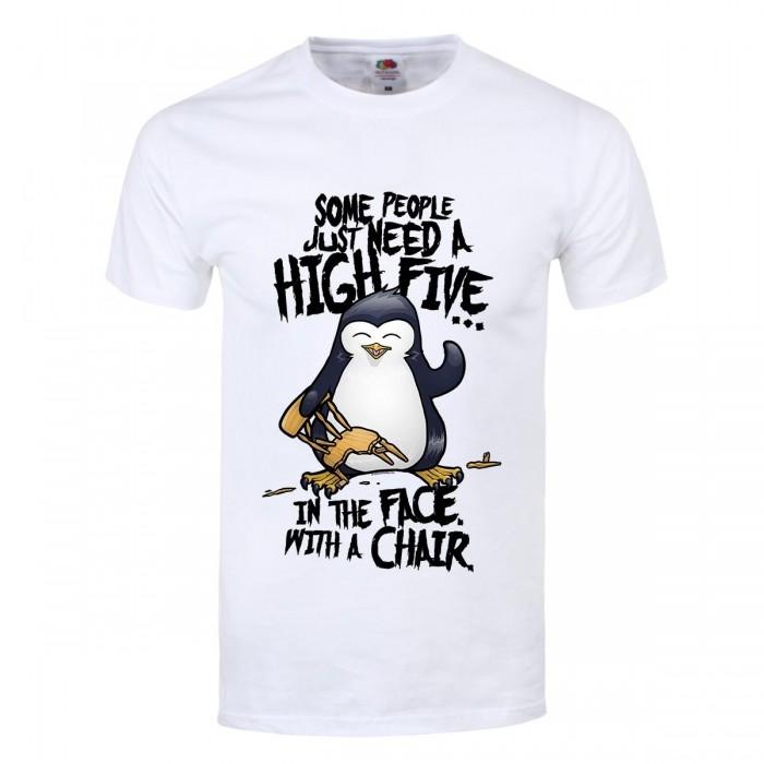 Psycho Penguin Мужская футболка High Five