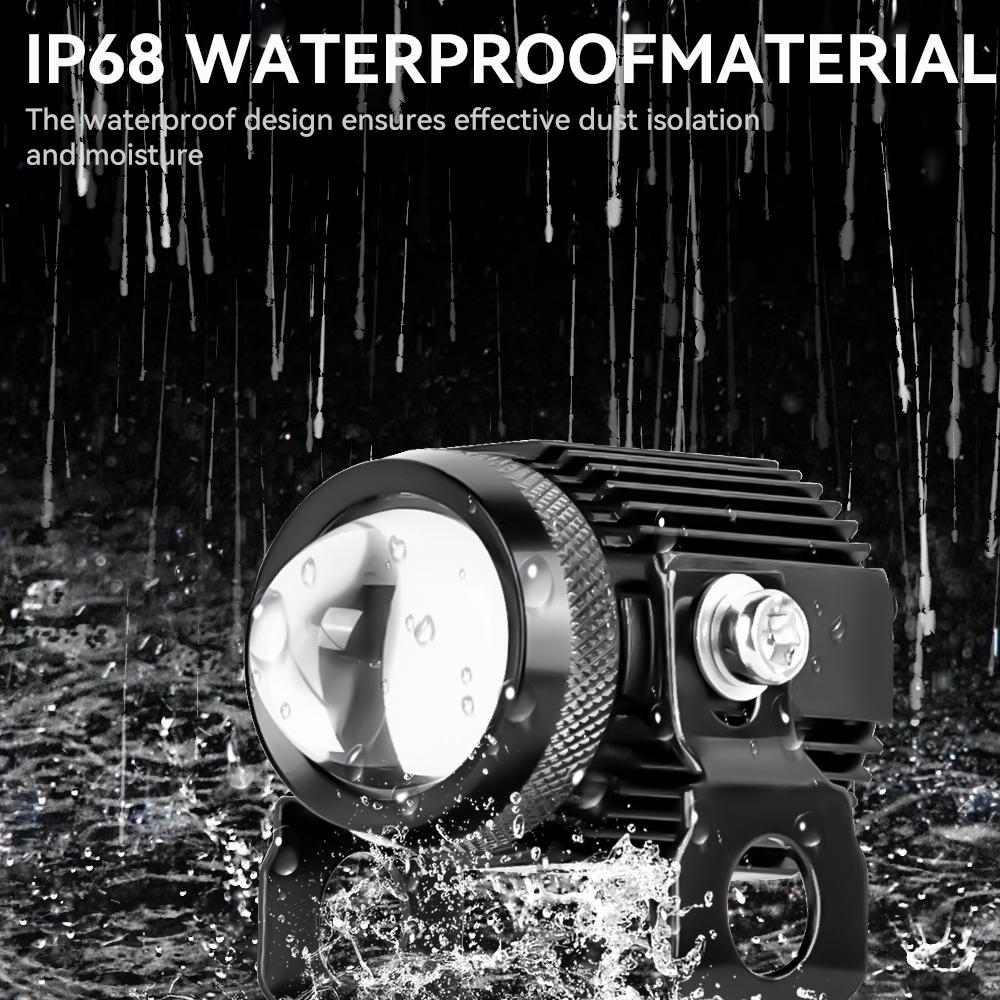 Светодиодная фара для мотоцикла, противотуманная фара, 12 В, для BMW R1200GS ADV F800GS F650 K1200S, вспомогательная светодиодная мотофара