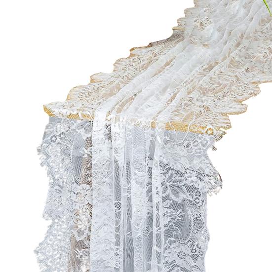 Кружевная скамейка с цветочным принтом, французская элегантная романтическая черная тюль, длинная прямоугольная свадьба