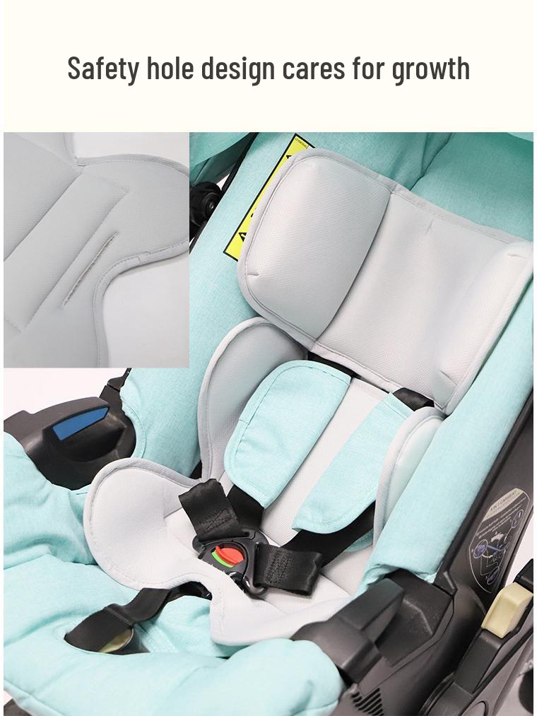 Universal Baby Stroller & Car Seat Cushion Set: Newborn Carrycot Protective Pad with Lumbar Support