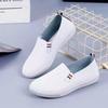 2025 Spring/Summer Women's Breathable Flat Old Beijing Cloth Shoes - Versatile Soft Sole White Shoes