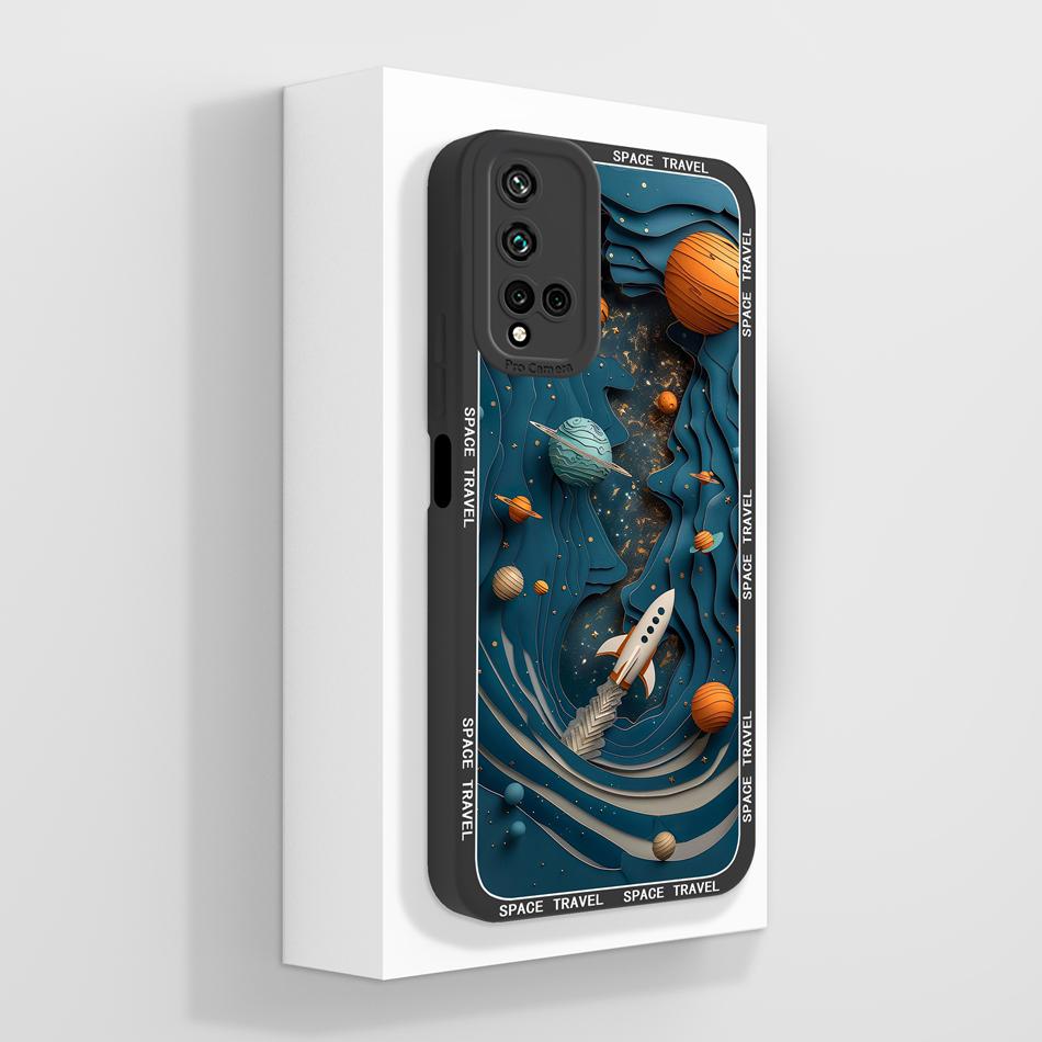 Чехол для телефона Huawei Nova 5T Креативный дизайн Полная защита Чехол для Huawei Nova5T Мягкий Жидкий Силикон Ударопрочный Корпус Capa