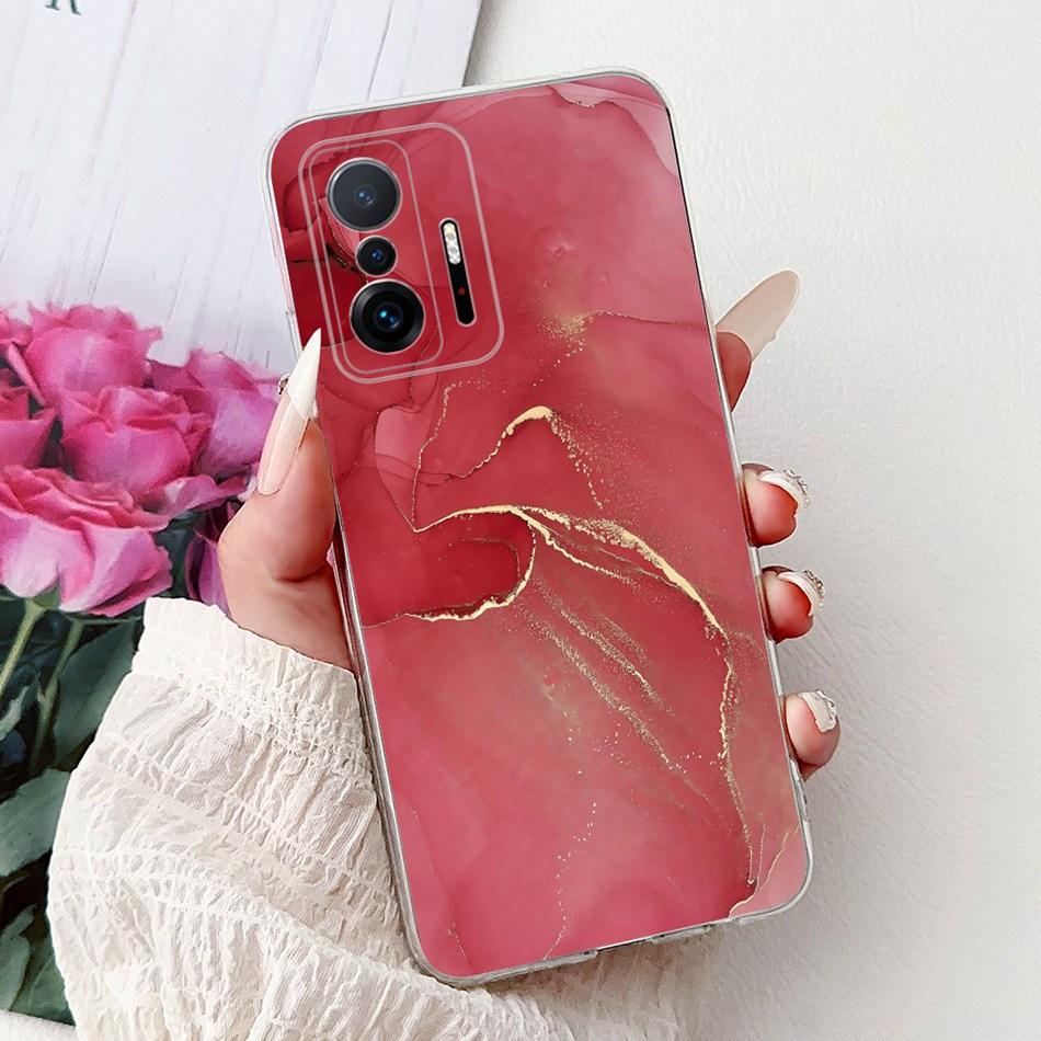 Для Xiaomi 11T Pro Mi11T Крутой Чехол для Телефона с Рисунком Дракона и Тигра Для Xiaomi Mi 11T 11TPro 5G Мягкие Силиконовые TPU Чехлы